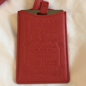 Bulgari Mirror with Case (Luggage Tag)